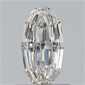 Natural Diamond 0.70 Carats, Oval with  Cut, G Color, SI1 Clarity and Certified by GIA