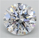 Lab Grown Diamond 1.00 Carats, Round with Ideal Cut, E Color, VVS2 Clarity and Certified by IGI