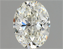 Natural Diamond 0.90 Carats, Oval with  Cut, I Color, VVS2 Clarity and Certified by GIA