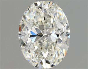Picture of Natural Diamond 0.90 Carats, Oval with  Cut, I Color, VVS2 Clarity and Certified by GIA