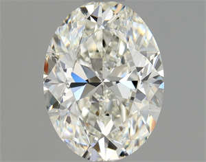 Picture of Natural Diamond 0.90 Carats, Oval with  Cut, I Color, VVS2 Clarity and Certified by GIA