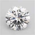 Lab Grown Diamond 4.07 Carats, Round with Ideal Cut, E Color, VVS2 Clarity and Certified by IGI