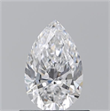 Natural Diamond 0.70 Carats, Pear with  Cut, D Color, VS1 Clarity and Certified by GIA