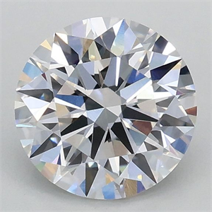 Picture of Lab Grown Diamond 1.05 Carats, Round with Ideal Cut, D Color, VS1 Clarity and Certified by IGI