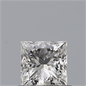 Natural Diamond 0.50 Carats, Princess with  Cut, G Color, VVS1 Clarity and Certified by IGI