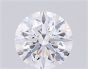 Lab Grown Diamond 2.60 Carats, Round with Excellent Cut, E Color, VVS2 Clarity and Certified by IGI