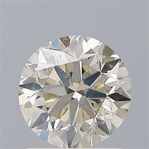 Picture of Natural Diamond 1.03 Carats, Round with Very Good Cut, K Color, SI2 Clarity and Certified by IGI