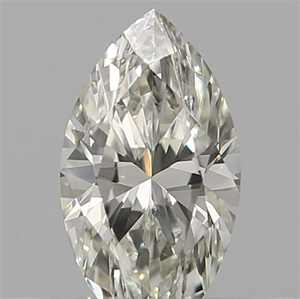 Picture of Natural Diamond 0.21 Carats, Marquise with  Cut, J Color, VVS2 Clarity and Certified by IGI