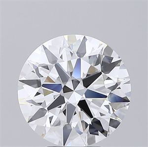 Picture of Lab Grown Diamond 5.55 Carats, Round with Ideal Cut, D Color, VVS1 Clarity and Certified by IGI