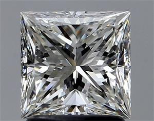 Picture of Natural Diamond 1.50 Carats, Princess with  Cut, I Color, VVS2 Clarity and Certified by GIA