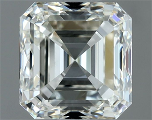 Picture of Natural Diamond 1.00 Carats, Asscher with  Cut, I Color, VVS1 Clarity and Certified by IGI