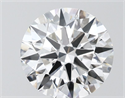 Lab Grown Diamond 2.54 Carats, Round with Ideal Cut, D Color, VS1 Clarity and Certified by IGI