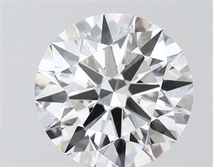 Picture of Lab Grown Diamond 2.54 Carats, Round with Ideal Cut, D Color, VS1 Clarity and Certified by IGI