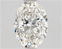 Diamante Natural 0.71 quilates, Ovalado , Color G, claridad VVS1 y certificado GIA