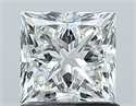 Natural Diamond 1.03 Carats, Princess with  Cut, G Color, VS1 Clarity and Certified by GIA