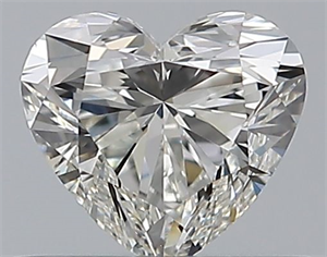 Picture of Natural Diamond 0.40 Carats, Heart with  Cut, H Color, VS2 Clarity and Certified by GIA