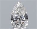 Diamante Natural 0.59 quilates, De pera , Color F, claridad VS1 y certificado GIA