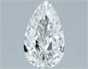 Natural Diamond 1.02 Carats, Pear with  Cut, H Color, VS1 Clarity and Certified by IGI
