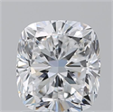 Natural Diamond 1.50 Carats, Cushion with  Cut, D Color, VS2 Clarity and Certified by GIA