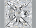Natural Diamond 4.01 Carats, Princess with  Cut, F Color, VS2 Clarity and Certified by GIA