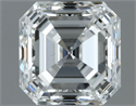 Natural Diamond 1.00 Carats, Asscher with  Cut, G Color, VS1 Clarity and Certified by IGI