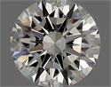 Diamante Natural 0.53 quilates, Redondo , Color J, claridad VVS1 y certificado GIA