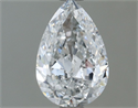 Diamante Natural 0.90 quilates, De pera , Color E, claridad SI2 y certificado GIA