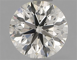 Picture of Natural Diamond 0.70 Carats, Round with Excellent Cut, J Color, VS1 Clarity and Certified by IGI