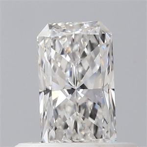 Picture of Natural Diamond 0.40 Carats, Radiant with  Cut, F Color, VS2 Clarity and Certified by GIA