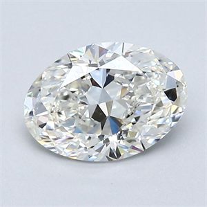 Picture of Natural Diamond 1.04 Carats, Oval with  Cut, H Color, VVS1 Clarity and Certified by GIA