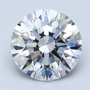 Picture of Natural Diamond 2.01 Carats, Round with Excellent Cut, E Color, SI1 Clarity and Certified by GIA