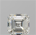 Natural Diamond 2.01 Carats, Asscher with  Cut, J Color, VS2 Clarity and Certified by GIA