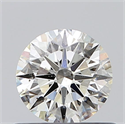 Diamante Natural 0.56 quilates, Redondo , Color J, claridad SI1 y certificado GIA