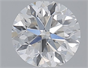 Natural Diamond 0.40 Carats, Round with Very Good Cut, H Color, SI1 Clarity and Certified by GIA