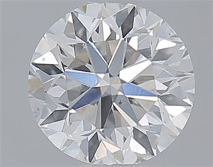 Picture of Natural Diamond 0.40 Carats, Round with Very Good Cut, H Color, SI1 Clarity and Certified by GIA