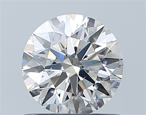 Picture of Natural Diamond 0.70 Carats, Round with Excellent Cut, H Color, SI1 Clarity and Certified by GIA