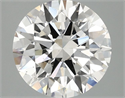Del inventario de diamantes de laboratorio, 2.50 quilates, Redondo , Color F, claridad SI1 y certificado IGI