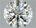 Natural Diamond 2.01 Carats, Round with Excellent Cut, J Color, VVS2 Clarity and Certified by GIA