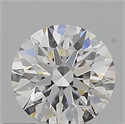 Natural Diamond 0.43 Carats, Round with Excellent Cut, E Color, VVS2 Clarity and Certified by GIA