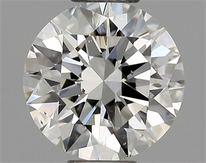 Picture of Natural Diamond 0.40 Carats, Round with Excellent Cut, I Color, SI2 Clarity and Certified by GIA