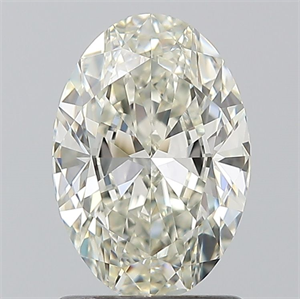 Picture of Natural Diamond 1.21 Carats, Oval with  Cut, J Color, VVS2 Clarity and Certified by GIA