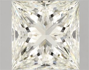 Picture of Natural Diamond 3.05 Carats, Princess with  Cut, K Color, VVS2 Clarity and Certified by IGI