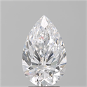 Diamante Natural 3.23 quilates, De pera , Color D, claridad VS1 y certificado GIA
