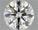 Natural Diamond 0.46 Carats, Round with Excellent Cut, F Color, IF Clarity and Certified by GIA