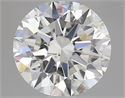 Natural Diamond 1.00 Carats, Round with Excellent Cut, H Color, SI2 Clarity and Certified by GIA