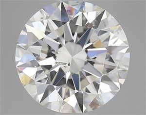 Picture of Natural Diamond 1.00 Carats, Round with Excellent Cut, H Color, SI2 Clarity and Certified by GIA