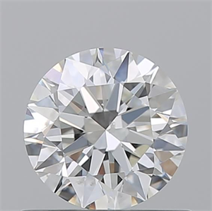 Picture of Natural Diamond 0.70 Carats, Round with Excellent Cut, H Color, SI1 Clarity and Certified by GIA