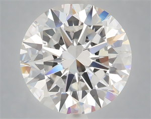 Picture of Lab Grown Diamond 6.00 Carats, Round with Excellent Cut, E Color, VVS2 Clarity and Certified by IGI