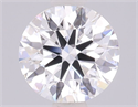 Lab Grown Diamond 1.13 Carats, Round with Ideal Cut, D Color, VVS1 Clarity and Certified by IGI