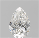 Natural Diamond 0.70 Carats, Pear with  Cut, G Color, VS1 Clarity and Certified by GIA